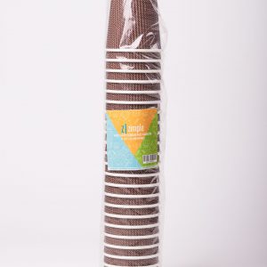 Vaso de café corrugado marron 12OZ