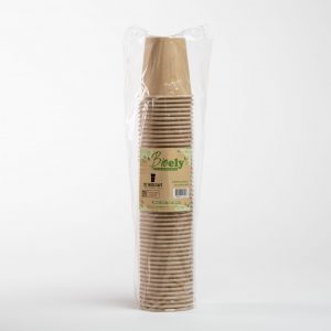 Vaso de café PLA+kraft 7OZ