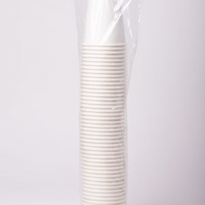 Vaso de café blanco 12OZ