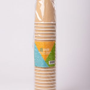 Vaso de café corrugado 12OZ
