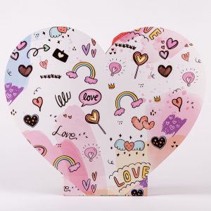 CAJA PIÑATA CORAZON  UNIDAD