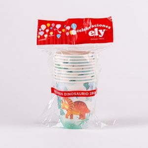 CAJA VASO  ELY DINO  280CC 10UNI X 48 PACKS