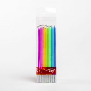 Vela Arcoiris x 10